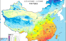 9日起稍回暖，未来五天广东依然无雨