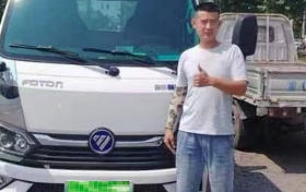 连续购入两台新能源轻卡 奥铃智蓝成为李明磊的绿色轻卡首选