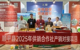 顺平特产亮相农服盛会 产销对接促进产业发展