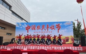 “庆农业丰收，享美好生活” 顺平县2025年中国农民丰收节暨供销合作社产销对接活动成功举办