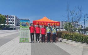 一路平安行平安产险东阳支公司：开展“一路平安行，守护踏青路”五一假期安全宣导活动